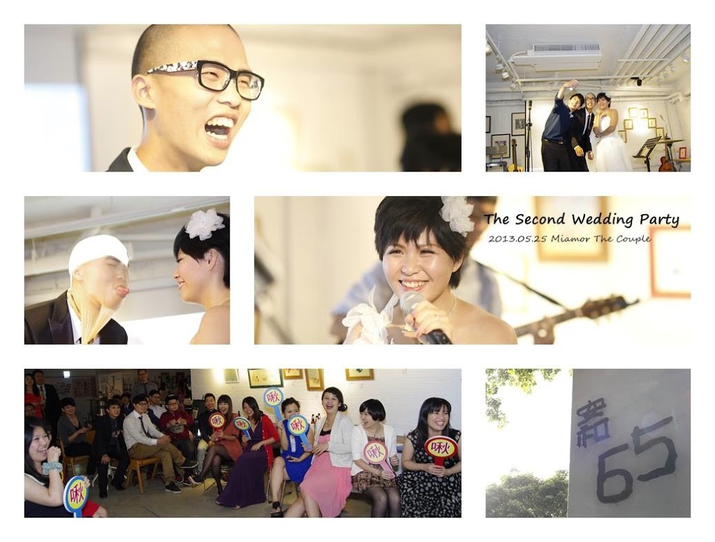 第二次婚禮，就是年輕人為主了。