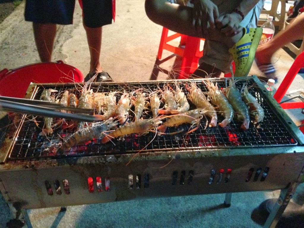 與內文無關的中秋節烤蝦