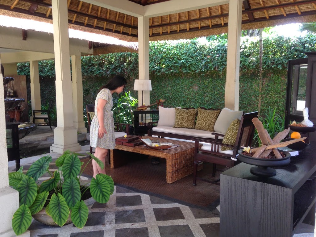 肉桂崗薩 SPA 的等候區/休息區,非常舒服。薑茶很好喝