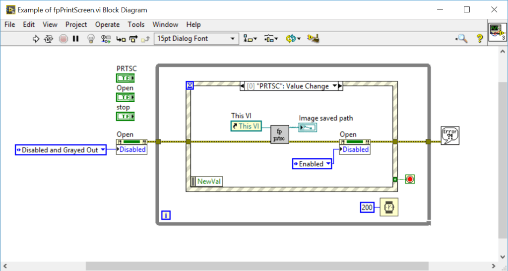 【LabVIEW】Front Panel 畫面存檔 – 科科仔